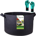 150 Gallon Big Raised Garden Bed Bag (44x24 inch) Large Plant Grow Bag for Potato,Tomato Planter,Herbs Veggies Planter,Flower Bed,Plant Container,Yard Waste,Lawn Debris,Leaf Bag with Gardening Gloves