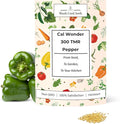 California Wonder 300 TMR Bell Pepper Seeds for Planting - Heirloom, Non-GMO Sweet Bell Peppers, Thick-Walled & Reliable, Home Garden Seeds | Woods Creek Seeds