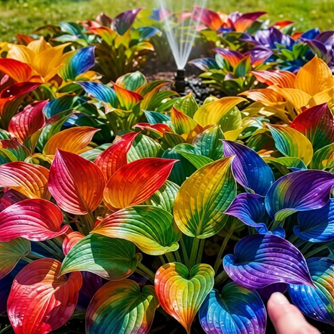 Mixed 117+ Hosta Seeds for Planting Under Trees & North Facing Areas, Shade Garden Solution - Drought Tolerant Perennial Ground Cover with Decorative Foliage