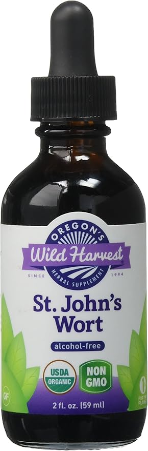 Oregon's Wild Harvest Fresh Organic St. John's Wort Extract, 2 Fluid Ounce