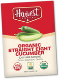 The Harvest Company Organic Seeds Collection – USDA Certified, Non-GMO, Open-Pollinated for Indoor & Outdoor Planting (Organic Straight Eight)