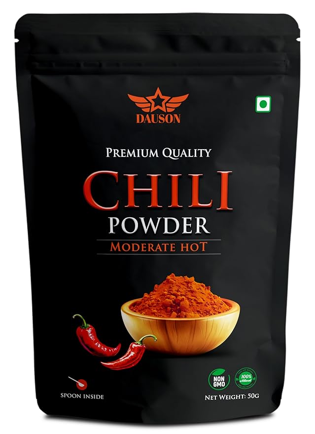 Chili Powder – 100% Pure & Natural | Finely Ground Chili | No Additives or Fillers | Aromatic, Earthy Flavor for Cooking | 25g Sample Available | Kitchen Essential for Global Cuisine