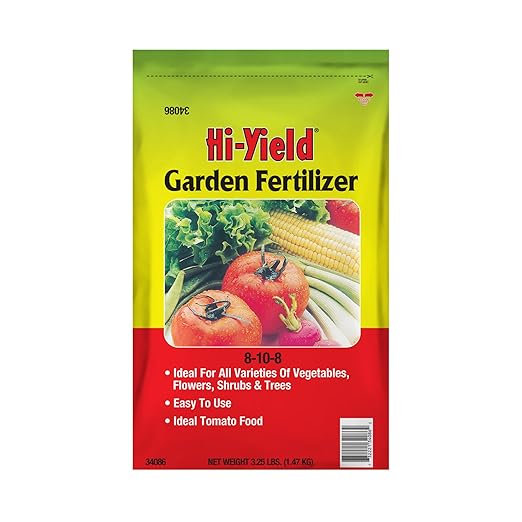 Hi-Yield (34086) Garden Fertilizer 8-10-8 (3.25 lbs.)