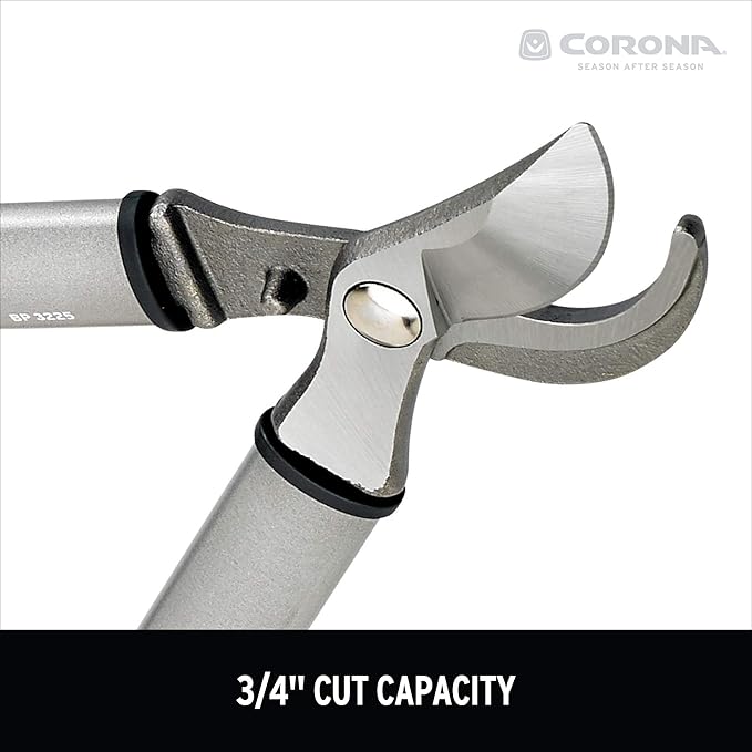 Corona Tools Forged Steel ClassicCUT Bypass Hand Pruner – 3/4-inch Cut Capacity Heavy-Duty Garden Pruning Shears for Tree, Shrub & Plant Trimming