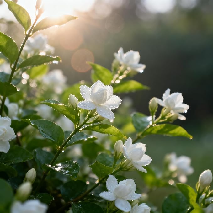 Jasmine Flower Seeds, 150+ Climbing Jasmine Flower Seeds, Fragrant Plant Seed for Planting Garden Home Four Seasons Evergreen