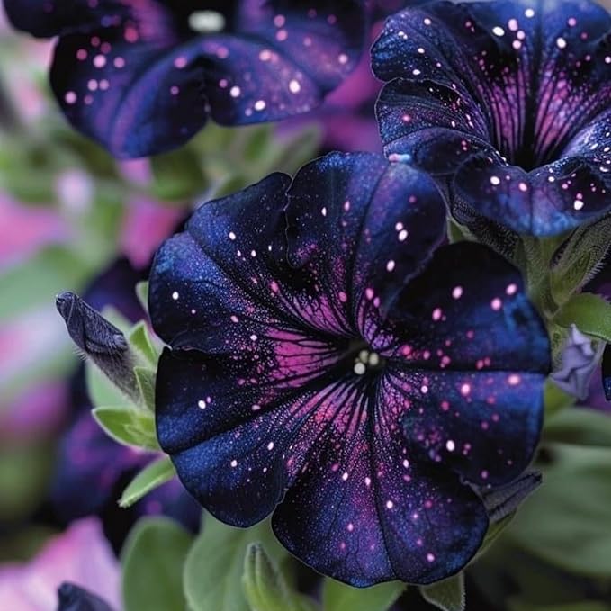 500+ Petunia Seeds for Planting - Dwarf Wave Petunia Flower Seeds for Planting Home Garden Non-GMO Heirloom Flower