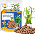 ZeeDix 12LBS Lightweight Expanded Clay Pebbles - pH-Balanced Hydroponic Growing Media for Aquaponics & Indoor Plants (Reusable Soilless Aggregate)