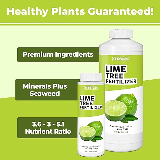 Lime Tree Fertilizer – Liquid Plant Food for More Fruit, Better Flowering & Stronger Root Development, 8 oz