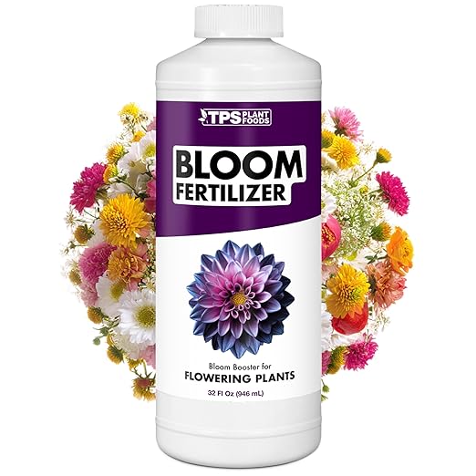Bloom Fertilizer – Liquid Plant Food for More Blooms, Bigger Flowers & Stronger Bud Development, 32 oz