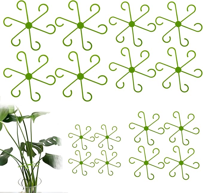 16Pcs 4 Sizes Monstera Plant Support Plant Stem Holders Reusable Plant Stabilizer for Indoor Plants Accessories Garden Tools