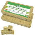 Halatool 56PCS 1.5 Inch Rockwool Cubes - Rock Wool Seed Starter Plugs for Seedling Starter, Hydroponic Gardening, Soilless Cultivation & Plant Cloning (2Sheets)