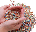 2LBS Natural Organic Colorful Leca Balls for Plants, 5mm-8mm Ceramsite Clay Pebbles Indoor Potting Garden Soil for Orchid, Succulents, Hydroponics, Decoration, Drainage, Top-Dressing Rocks