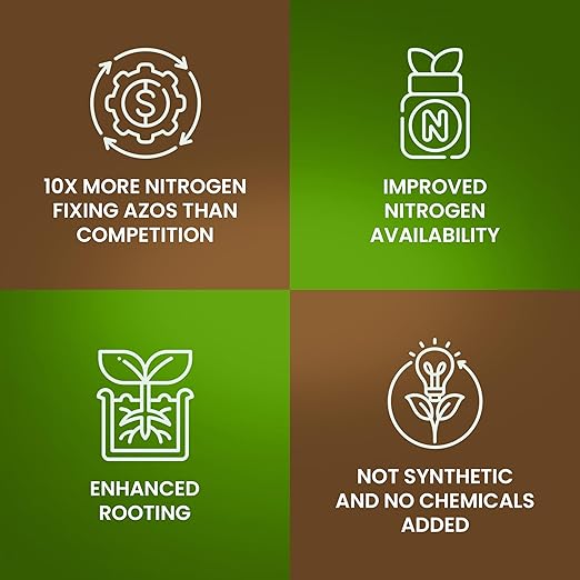 Big Foot Probiotic Root Boost Water Soluble Powder For Established Plants and Transplants - GROW ROOT SIZE, Increase Nitrogen, Grow New Plants from Cuttings, Pea Inoculant - 2 Ounces
