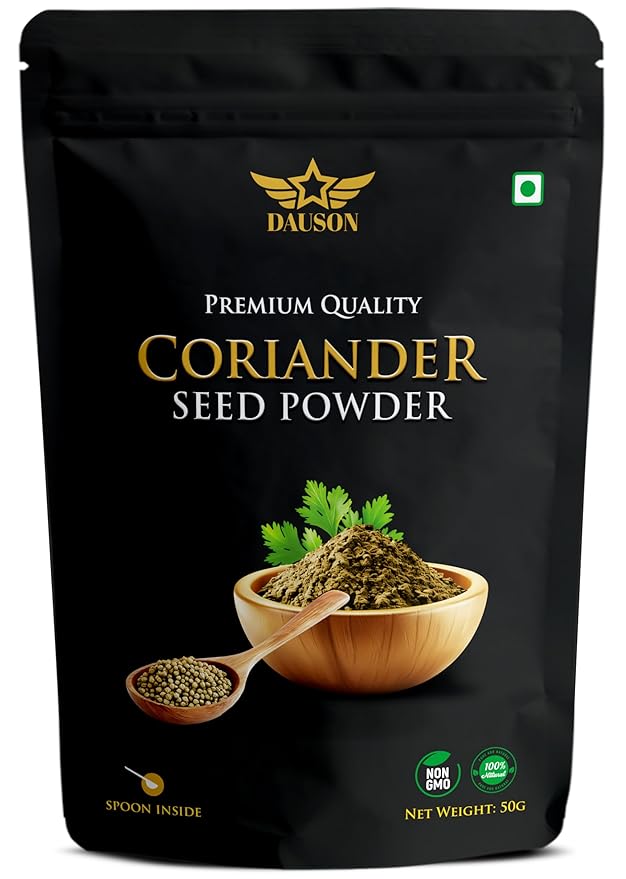 Coriander Seeds Powder – 100% Pure & Natural | Finely Ground Coriander Seeds | No Additives or Fillers | Aromatic, Earthy Flavor for Cooking | 25g Sample Available | Kitchen Essential for Global Cuisine