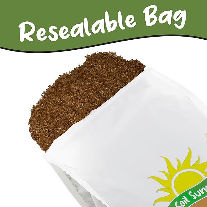 Soil Sunrise Dry Horticultural Molasses Powder (4 Pounds) Indoor/Outdoor Gardening Soil Amendment for Plants