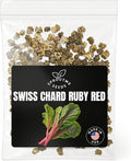 Fall & Winter Swiss Chard Seeds for Indoor & Outdoor Planting – 300+ Non-GMO Heirloom Colorful Greens, High Germination (Beta vulgaris subsp. cicla)