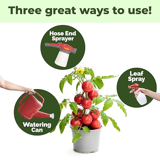 5-10-10 Fertilizer for Plants, Great for Root Vegetables, Tomatoes, and Flowers, Plant Fertilizer by TPS Plant Foods, 32oz (1 Quart)