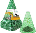 Fshow 40 Pack Garden Cloches for Plants, Reusable Bell Plant Cover, Plant Covers Protectors from Animals Snails/Birds/Chickens/Insect(Diameter:7.5" Height: 9")