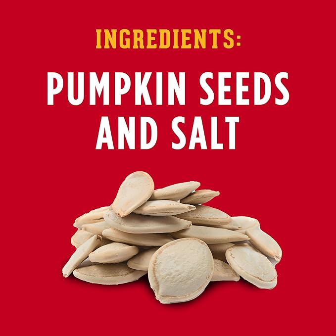 DAVID All Natural Pumpkin Seeds, 2.25 oz. (Pack of 12)