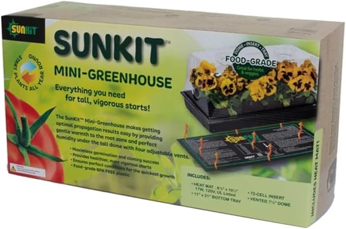 Sunpack SunKit Mini-Greenhouse System for Germination and Propagation