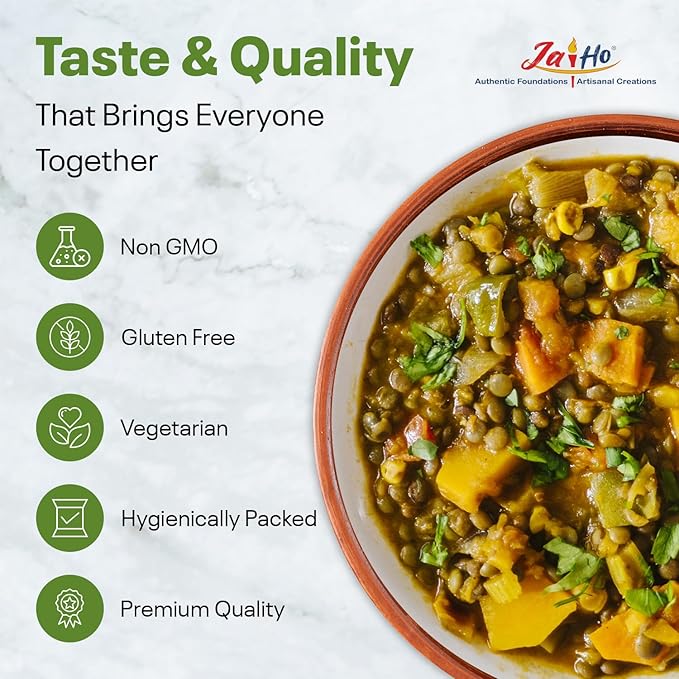 Jai Ho Certified Organic Moong 4 lb - Mung Beans Whole for Sprouting and Cooking - USDA Organic | Non-GMO | Chemical-Free | Premium Quality Kosher | (Whole Moong (Mung Bean))