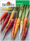 Burpee Kaleidoscope Carrot Blend Seeds - Mixed Colors for Gourmet Dishes