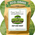 Flawn Seed Kits Simple Lawn Mow Less Fine Fescue Eco-Grass Seed, 1 Lb, Low Maintenance, Shade Tolerant, Covers up to 500