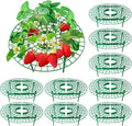 ANGTUO 10 Pack Strawberry Supports for Garden Strawberry Plant Support Strawberry Stand Holder Strawberry Racks Growing Frame