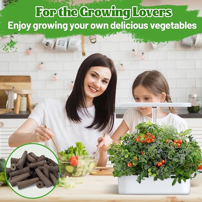 Alphatool 50 Pack Grow Sponges Replacement Compatible with AeroGarden - Starter Pods for Improving Germination Rate Speed, Starting Kit for Hydroponics Growing System