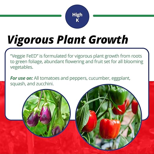 Jack's Classic 12-15-30 Veggie Feed Water-Soluble Fertilizer with Micronutrients, 1.5lbs, 2 Pack - Plant Growth and Abundant Fruit Set in Blooming Vegetable Plants