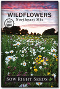Sow Right Seeds - Wildflowers Seeds Mix for Planting in Northeast - Non-GMO Heirloom Varieties to Grow a Wild Flower Garden - Perennial and Annual Flowers to Attract Pollinators - Colorful Blooms (1)