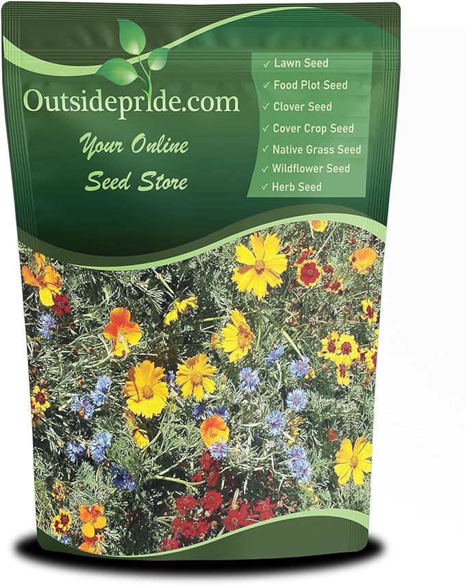 Outsidepride Gulf Coast Wildflower Seed Mix - 1 lb Perennial & Annual Wild Flowers for Full Sun & Partial Shade - Ideal for Pollinator Gardens & Vibrant Landscapes for Southern Florida & Texas
