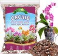 Riare 2QT Orchid Potting Mix, Natural Orchid Bark Potting Mix Soil Medium with Pine Bark and Perlite, Premium Orchid Repotting Kit for Phalaenopsis Dendrobiums, Enhanced Drainage & Root Expansion