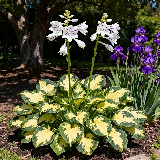 Hosta Seeds for Planting, 300+ Mixed Color Perennial Hosta Seed, Heirloom Non-GMO Hosta Seeds for Bonsai Decoration, Home Garden