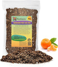 Gardenera Premium Potting Mix for Mandarin Trees - Quick Drain Soil Blend for Perfectly Rooted and Thriving Plants - 4 Quart