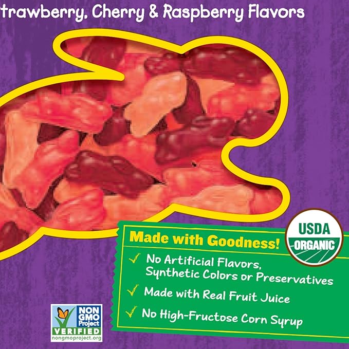 Annies Homegrown, Fruit Snacks Berry Patch Organic, 0.8 Ounce, 5 Count
