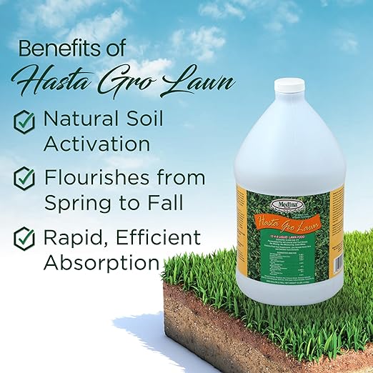 Medina 12-4-8 HastaGro Lawn, 1 gallon