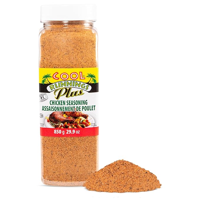 Cool Runnings Chicken Seasoning 850g – Bold and Savory Blend for Marinating, Roasting, Grilling, and Frying Chicken, Perfect for BBQ and Oven-Baked Dishes