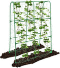 Compact U-Shaped Plant Trellis for Peas, Beans & Light Climbing Plants - Rust-Resistant, Foldable Design, Lightweight Steel, Ideal for Raised Beds & Patio Gardens(31" W x 47" H)