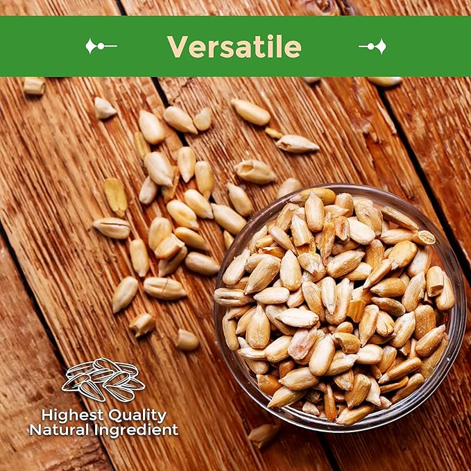 Sincerely Nuts Sunflower Seeds Roasted and Salted, Hulled | No Shell, Gluten-Free Snack, Vegan, and Kosher Certified 5(LB) Bag