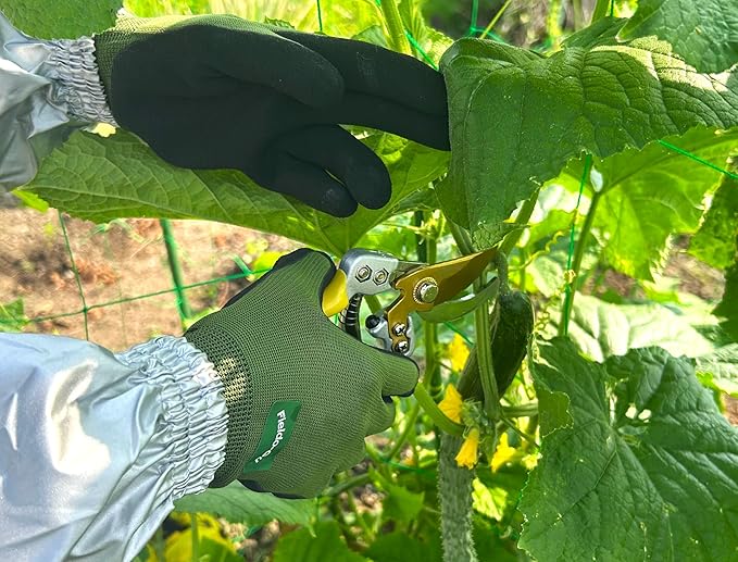 Bypass Pruning Shears Pro 7" w/Plastic Holster with SK-85 Japanese Standard Steel Blades, 5/8" Cut Capacity, Gardening Hand Tools
