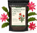 Premium Christmas Cactus Soil – Organic, Nutrient-Rich, Optimal-Draining Potting Mix for Schlumbergera – Promotes Healthy Roots, Balanced Moisture & Vibrant Blooms – Ready to Use (4 QTS)