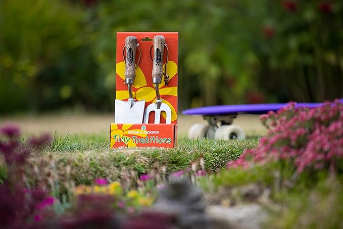 Spear & Jackson 4035SET Traditional Children's Trowel & Weed Fork Set