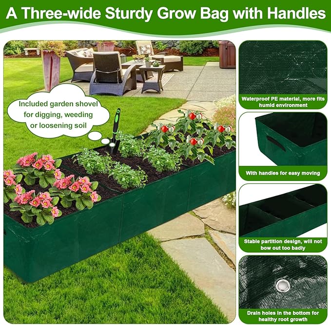 A-Frame Cucumber Trellis - 65 in (H) X 50 in (L) Supports Climbing Plants with Rectangle Raised Bed, Durable Garden Trellis for Outdoor Supporting Cucumbers Peas Vines, Includes Clips & Netting
