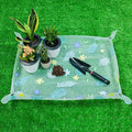 40.2" Large Repotting/Potting Soil Mat for Indoor Plants,Thicker Potting Tray for House Plants, Succulents,Cactus, Pots, Soil,Bonsai tool,Gardening Accessories Plant Lovers Gifts(40.2" x 29.1",Clear)