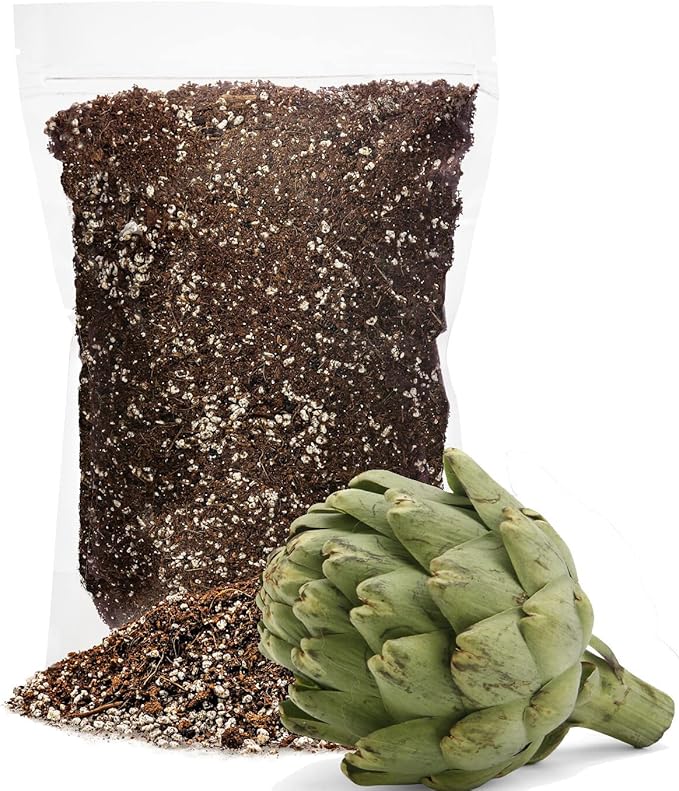 GARDENERA Premium Organic Potting Soil for Artichoke - (4 Quart Bag)