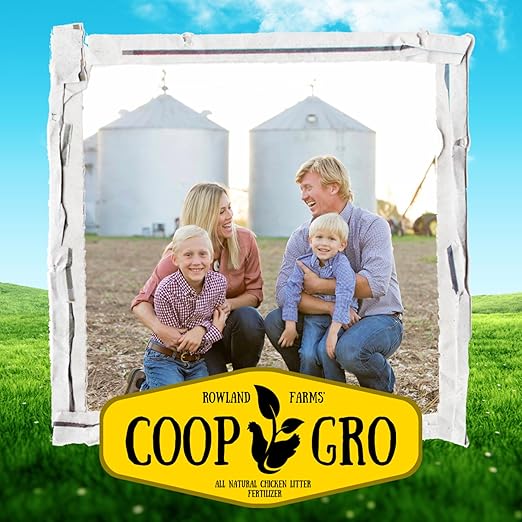 Coop Gro Organic Chicken Manure Fertilizer 25 lb. Bag. All-Natural Plant Food for Vegetable Gardens, Flower Beds, Indoor Plants & Shrubs. Pelleted Fruit Tree Fertilizer