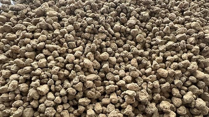 6 lb Medium Grain Hard Akadama Bonsai Soil (6-12mm/4QT) for Bonsai Plants，Prevent Water Accumulation，Promote Root Growth
