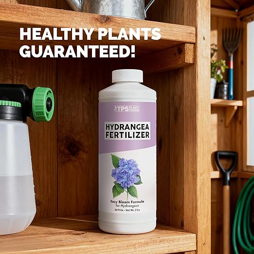 Hydrangea Fertilizer – Liquid Plant Food for Bigger Blooms, Rich Flower Color & Stronger Root Development, 8 oz
