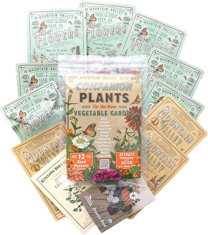 Companion Planting Seed Assortment – 12 Pack
